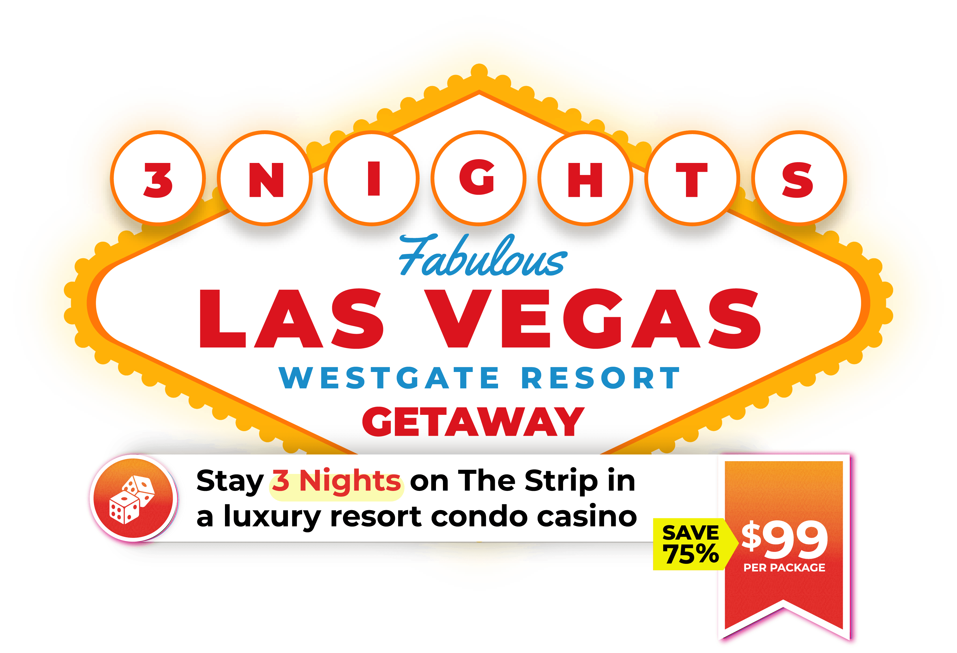 Las Vegas Westgate Resort Getaway &mdash; 4-Days/3-Nights, $99 per package