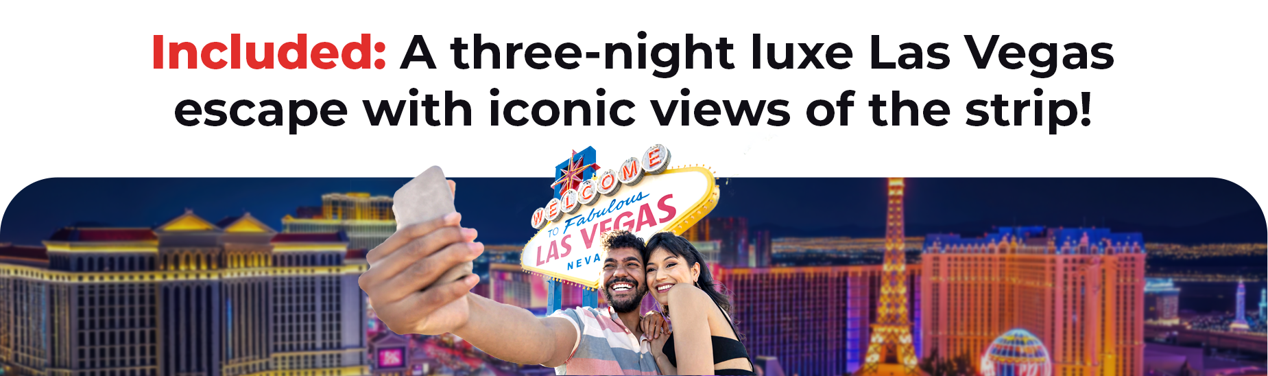 Luxe King Room on the Las Vegas Strip with Strip or golf course views