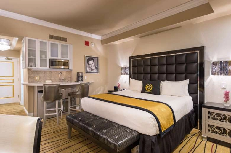 Luxe King Room with kitchenette at The Westgate Las Vegas Resort & Casino
