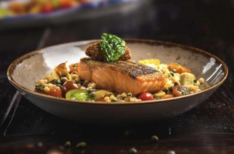 Fine dining at one of 13 onsite restaurants
